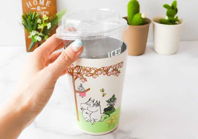 ムーミンタンブラー コンビニカップドリンク