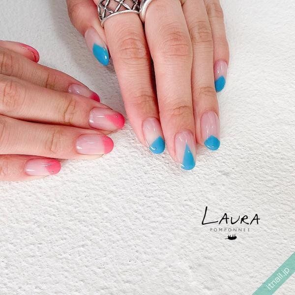 LAURA POMPONNEEが投稿したネイルデザイン [photoid:I0082443] via Itnail Design (736539)