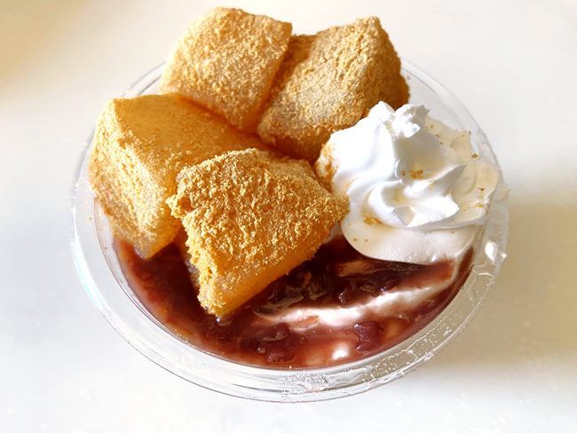 わらび餅の和風コーヒーパフェ