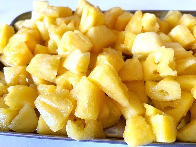 冷凍パイナップル