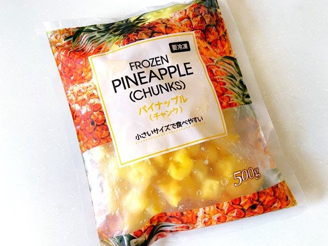 冷凍パイナップル