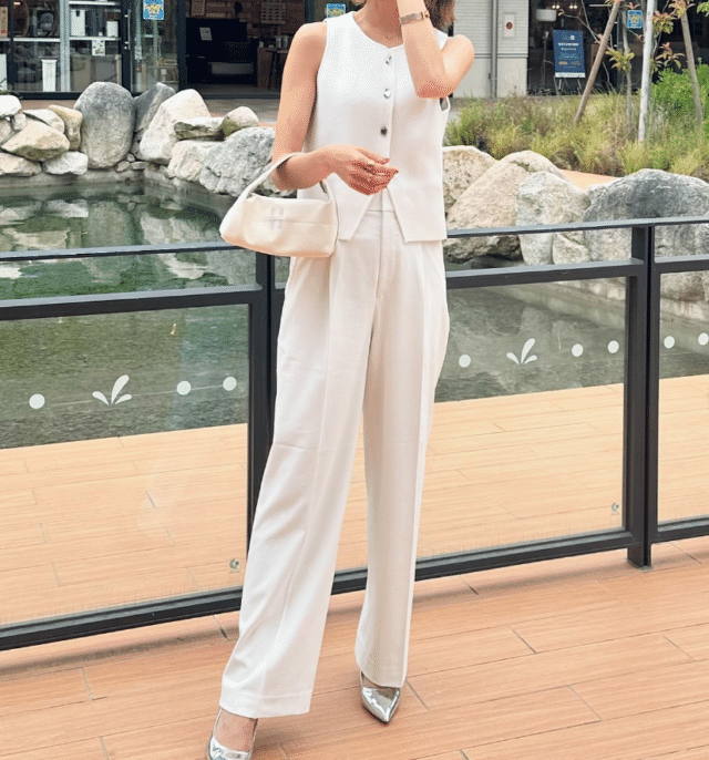 プレーンニット クロップドトップス