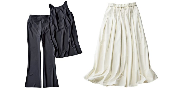 カオスの水陸両用のセットアップとアンフィーロの撥水白スカート