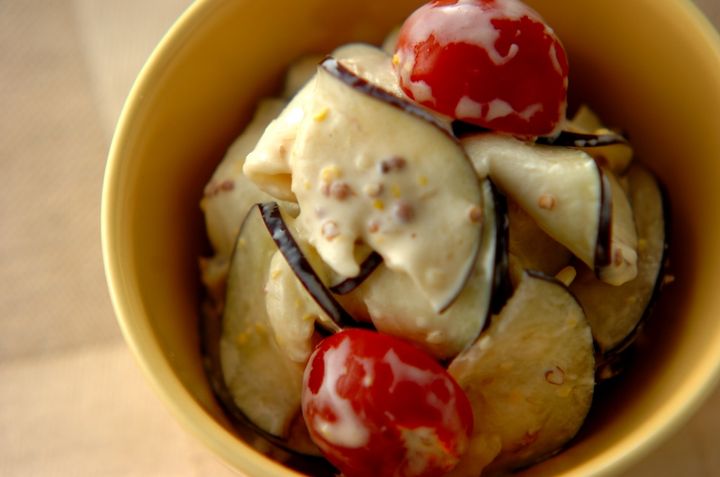 ナスのヨーグルトサラダ