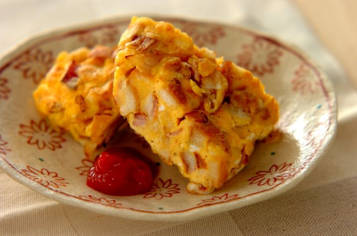 パンのオムレツ