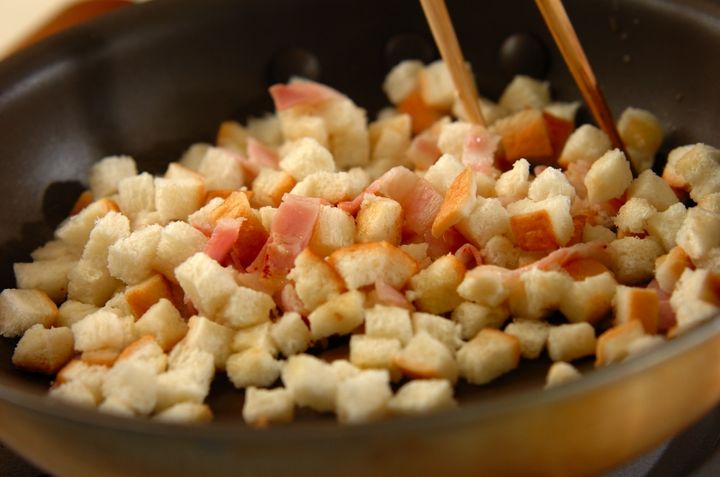 パンのオムレツの作り方2