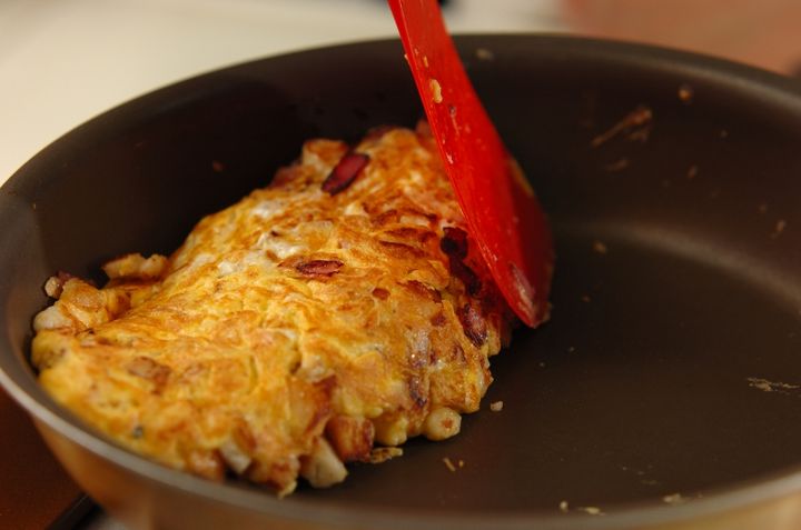 パンのオムレツの作り方4