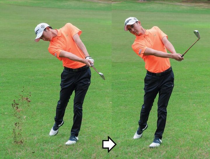 左足上がりは“傾斜なりに立つ”のはNG！どう打つのが正解…？