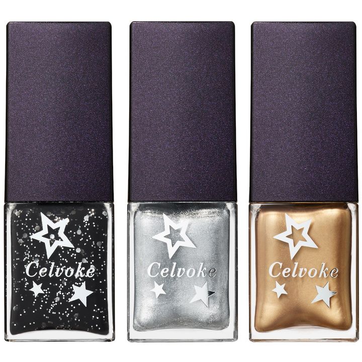 〈左から〉クレイヴド ネイルポリッシュ EX06、EX07、EX08 各￥2,640（すべて7月10日より伊勢丹新宿店・阪急うめだ本店先行、7月19日より全国限定発売）