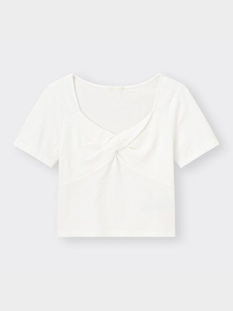 GUのフロントツイストT