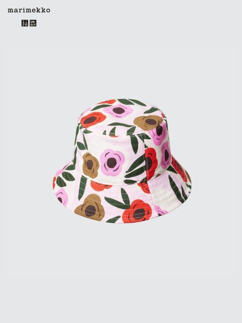 2024夏ユニクロとマリメッココラボの値下げUVカットバケットハット