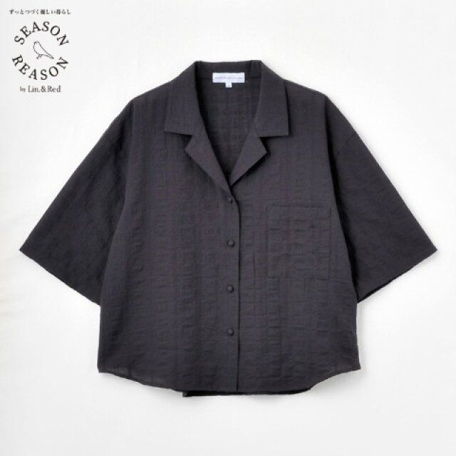 しまむらの開襟シャツ