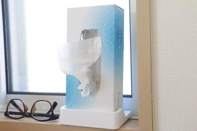 ダイソー ティッシュボックススタンド 使用例