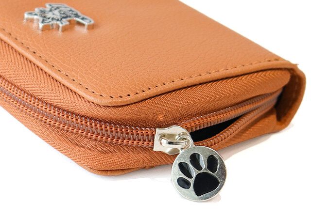 ダヤン コンパクト財布 ファスナー 持ち手 肉球