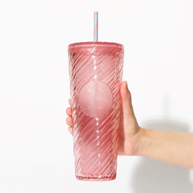 ロゴコールドカップタンブラーピンク710ml