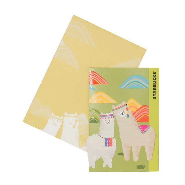ビバレッジカードアルパカ／ビバレッジカードアルパカグリーン