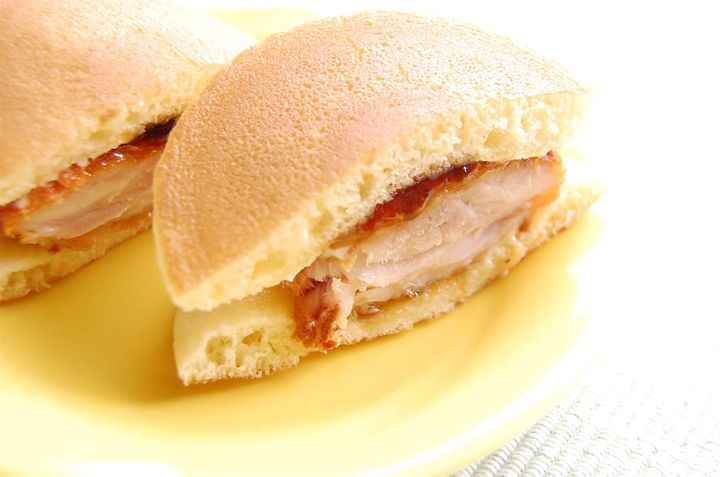 フライドチキンとパンケーキ