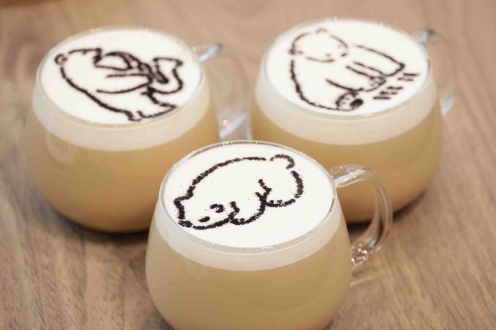 「カフェラテ」M450円