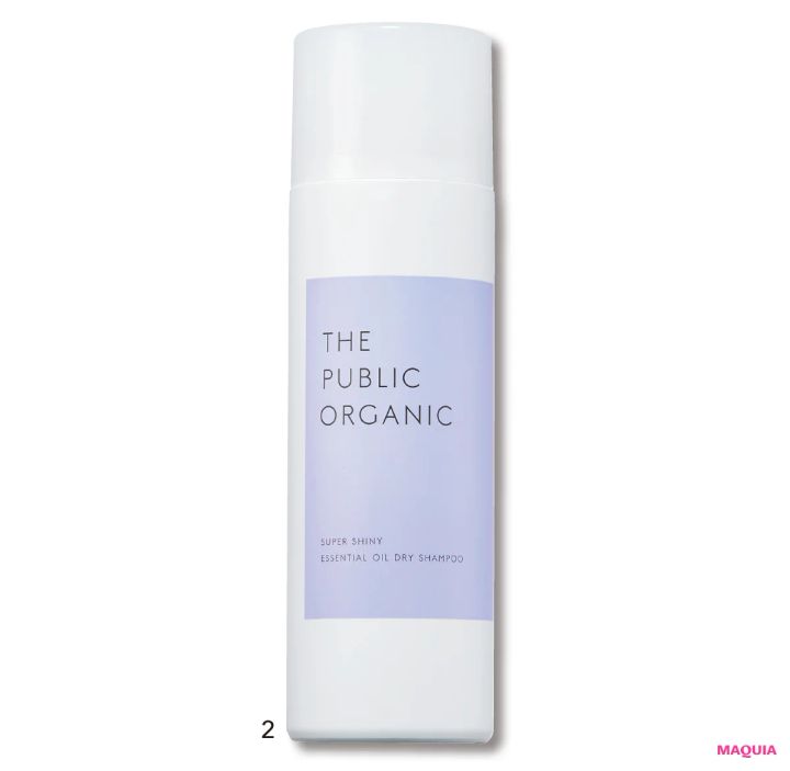 精油効果で気分もリフレッシュ ザ パブリック オーガニック スーパーシャイニー 精油ドライシャンプー