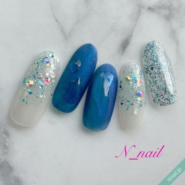 N_nailが投稿したネイルデザイン [photoid:I0128778] via Itnail Design (736807)
