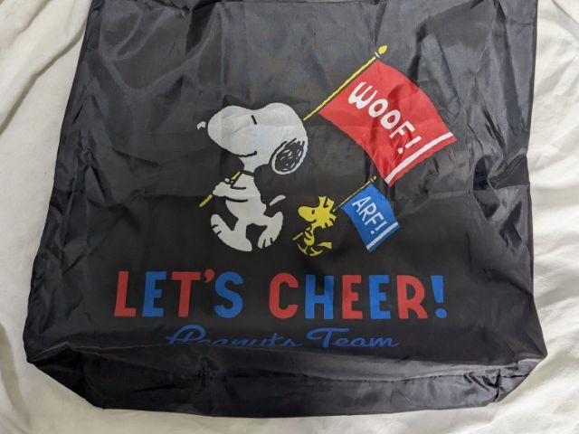 スヌーピーエコバックブラック