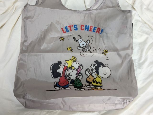 スヌーピーエコバックグレー