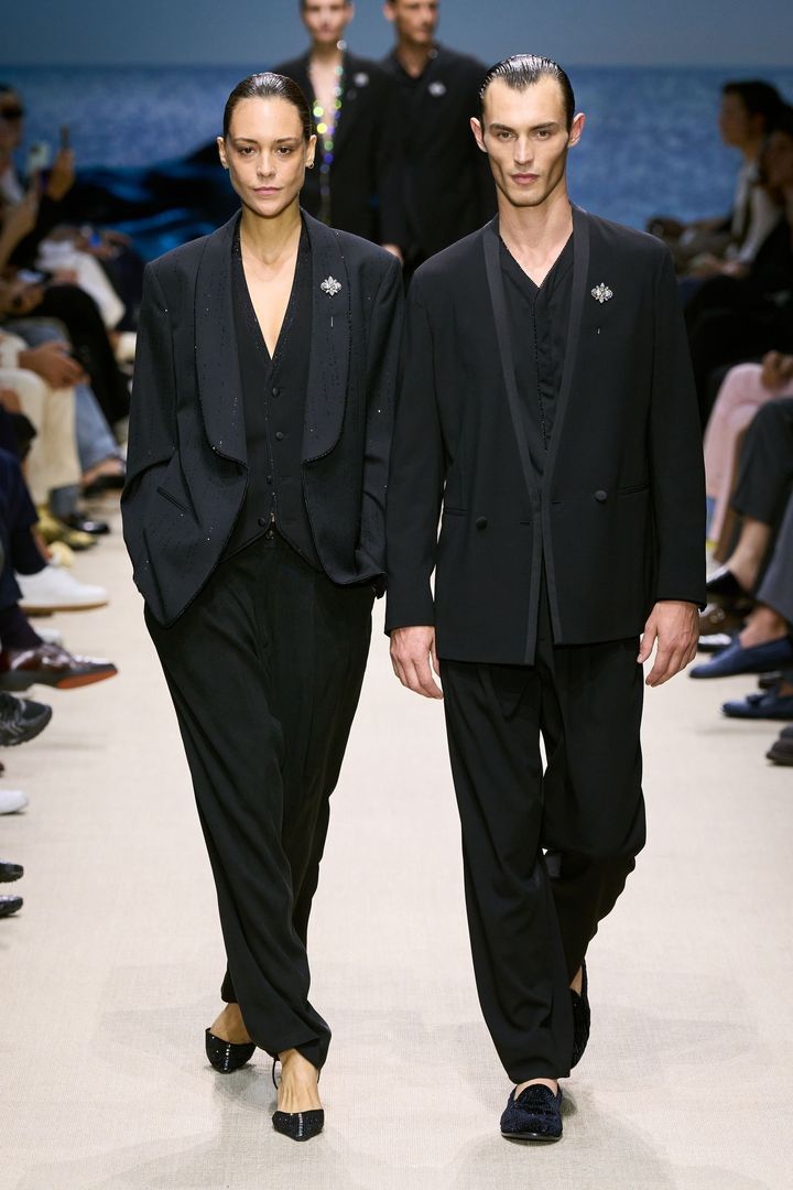 ジョルジオ アルマーニ 2026年春夏コレクションより。