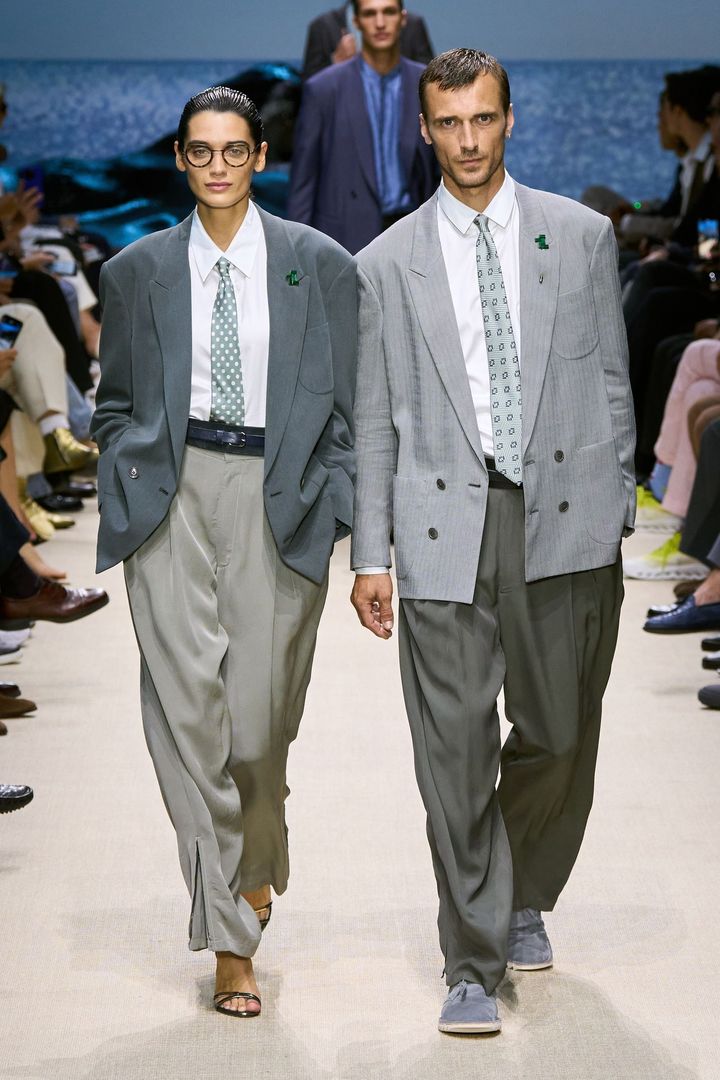 ジョルジオ アルマーニ 2026年春夏コレクションより。