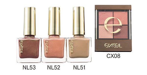 【左】ネイルポリッシュ N 【右】リアルクローズシャドウ