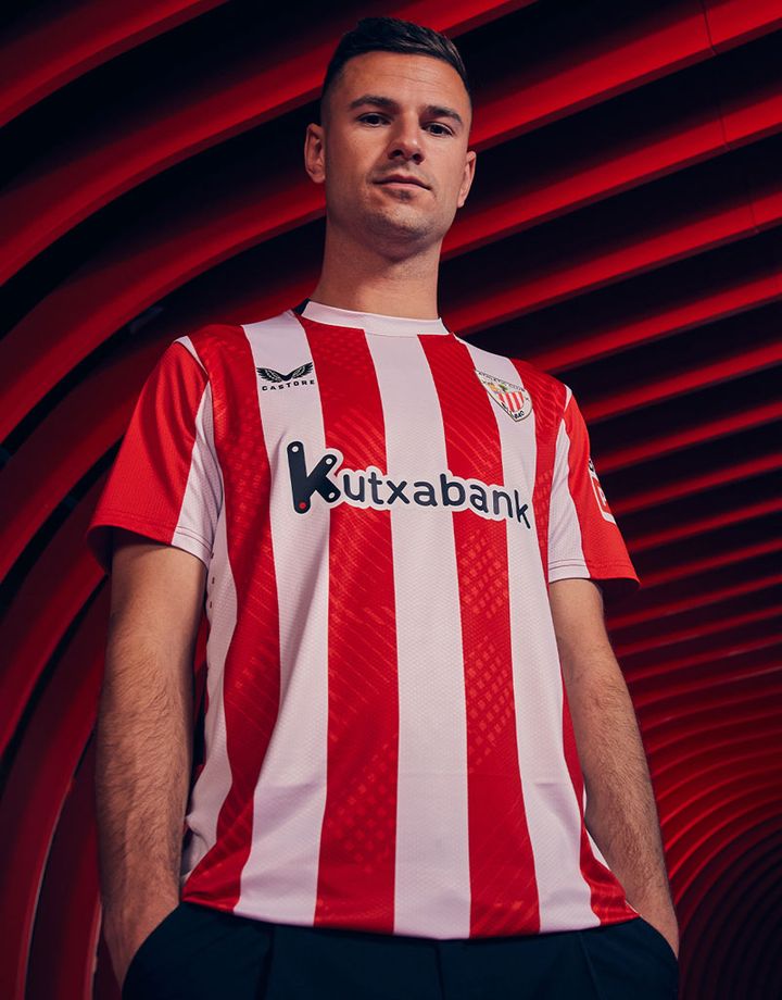 アスレティック・ビルバオ、2024-25ホームユニフォーム発表！100年以上前の「宮殿」を落とし込む