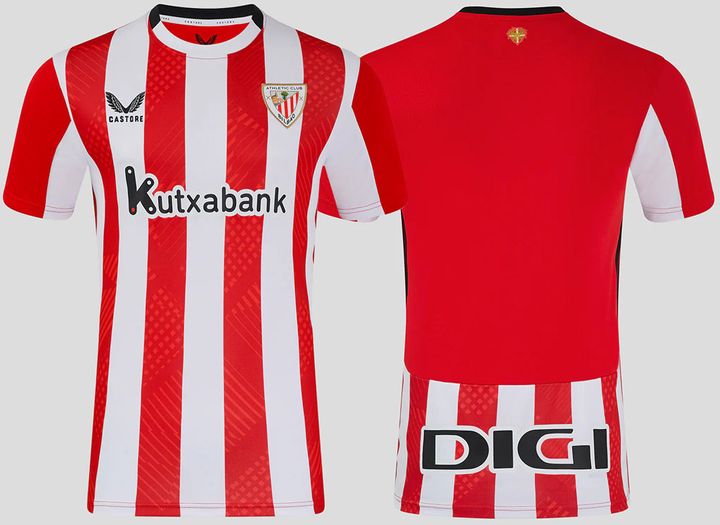 アスレティック・ビルバオ、2024-25ホームユニフォーム発表！100年以上前の「宮殿」を落とし込む