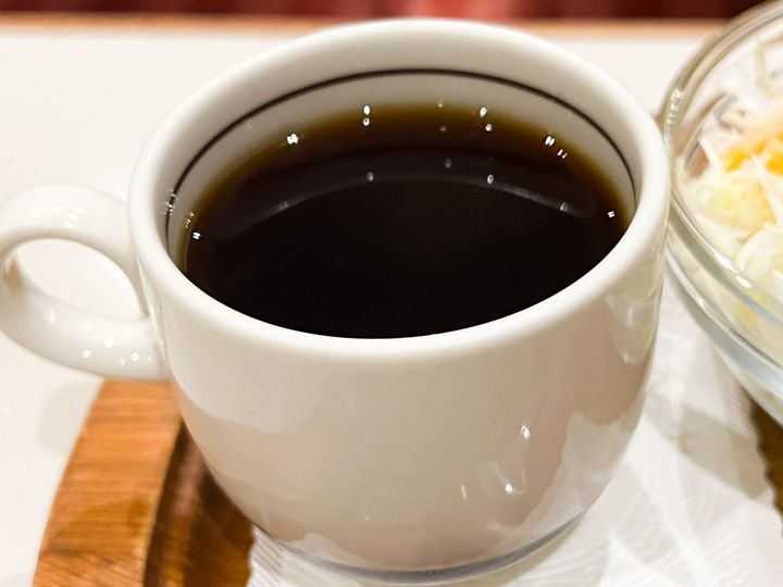「ピザトーストセット」のコーヒー