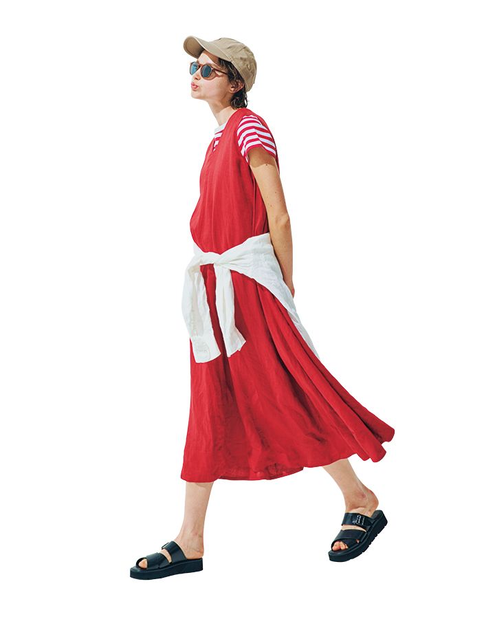 ボーダー×ワンピースは色を合わせるだけでグッとオシャレに【本日のFUDGE GIRL-7月12日】