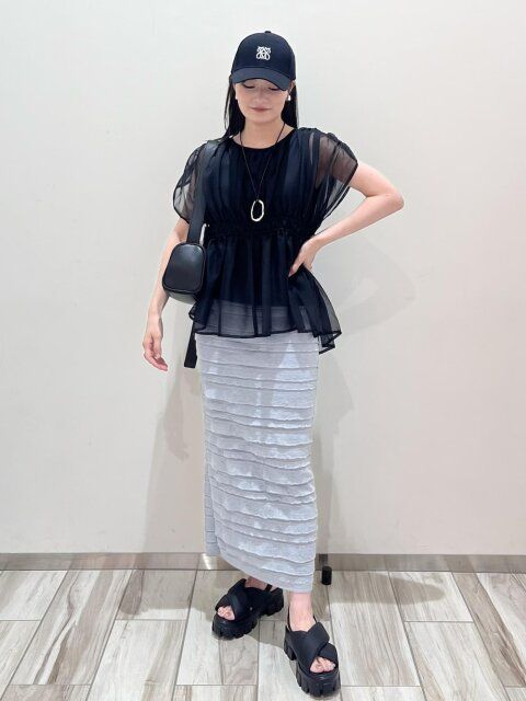 シアートップスのコーデ5