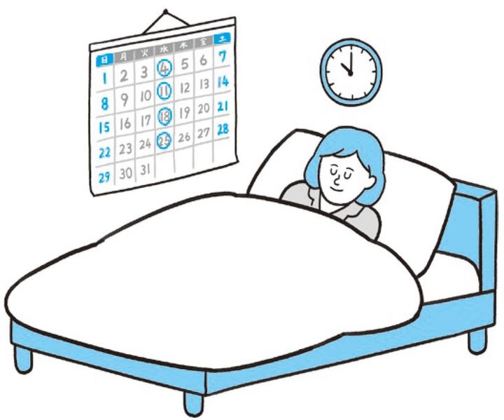週に一度は「睡眠の日」を