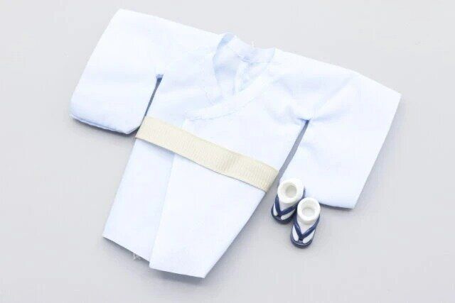 セリア 浴衣 ‐パステル‐／下駄＆足袋 ミニ