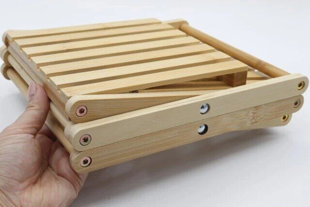 キャンドゥ バンブーラック 収納時 折りたたみ