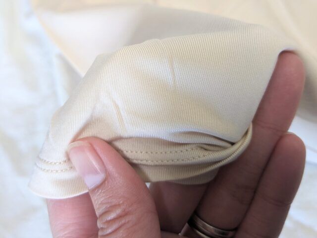 エアリズムキュロットペチコートの生地