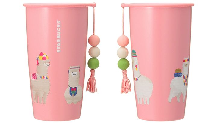 「カップシェイプステンレスボトルアルパカ」355ml 4400円