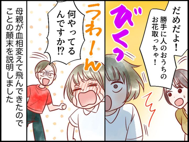 画像3: 庭の花がなくなる……犯人は？