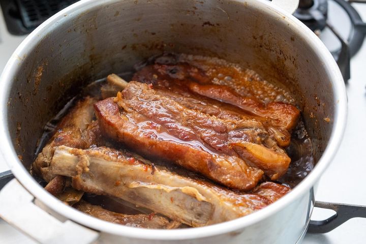 味見をして仕上げる