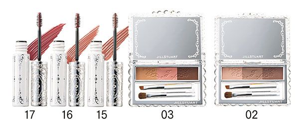 【左】ムースブロウマスカラ 【右】ブルームニュアンス ブロウパレット