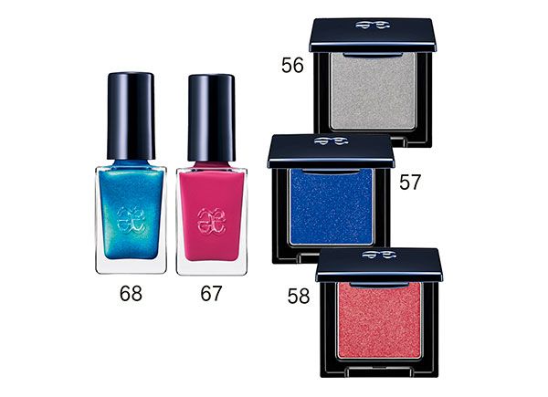 【左】エナメルラッカー 【右】アイカラー