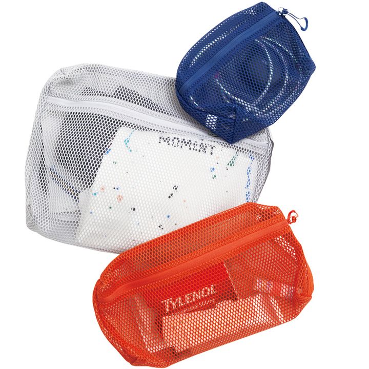 無印良品のメッシュポーチ３サイズ