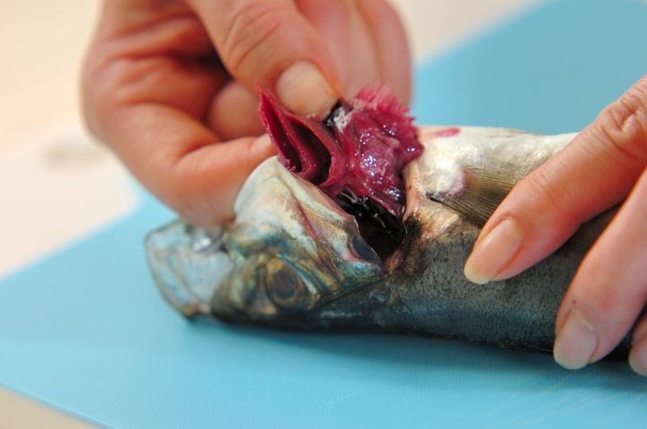 アジのムニエル 夏みかんソースの下準備1