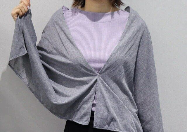 ダイソー 3wayストール ボレロに変身