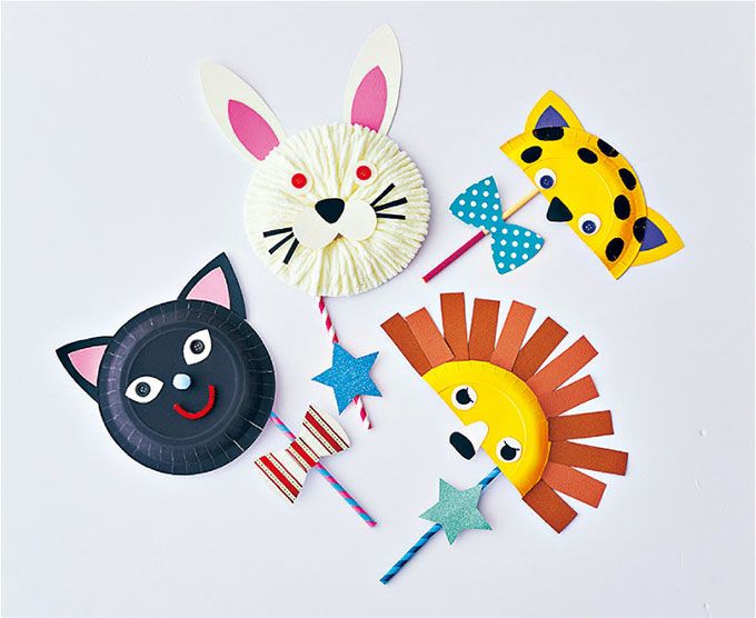 おうちで夏祭りごっこ！ フォトプロップス風のおしゃれな「おめん」の作り方の画像1