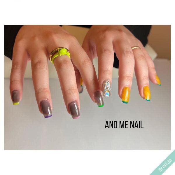 AND ME NAILが投稿したネイルデザイン [photoid:I0130276] via Itnail Design (736991)