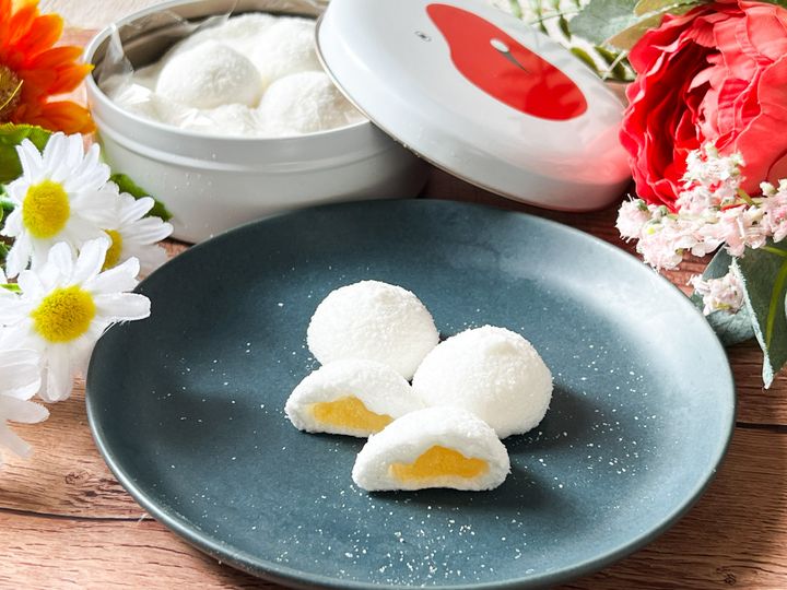 テーブルに並んだ「雪中果」