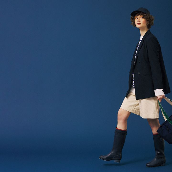 雨の日はやっぱりショートパンツ！長靴とのセンスいい組み合わせ4選